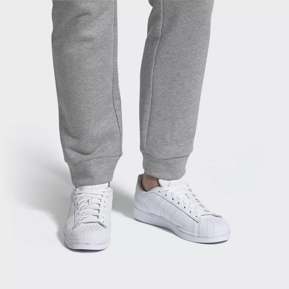 Adidas Superstar Foundation Tenis Blancos Para Hombre (MX-41155)
